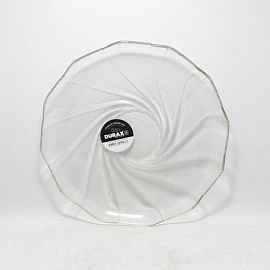 PLATO VIDRIO PLAYO COSMOS DURAX 22CM