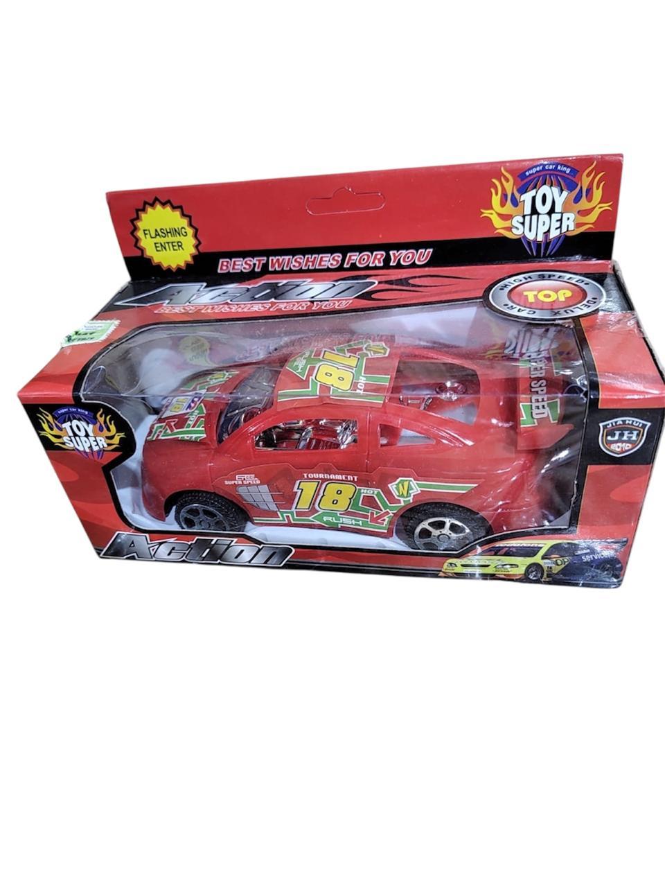 AUTO CARRERA PLASTICO EN CAJA