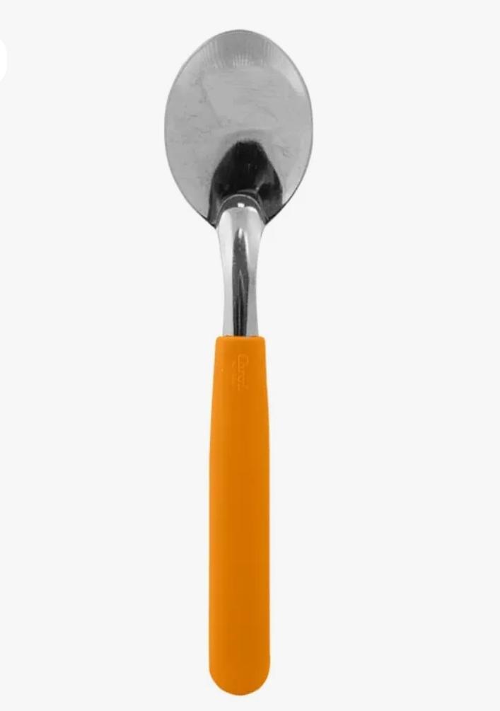 CUCHARA M/PLASTICO CAROL NARANJA