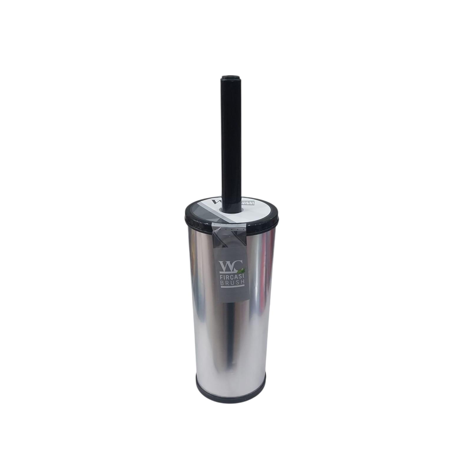CEPILLO PARA BAÑO CON RESIPIENTE SIMIL METAL