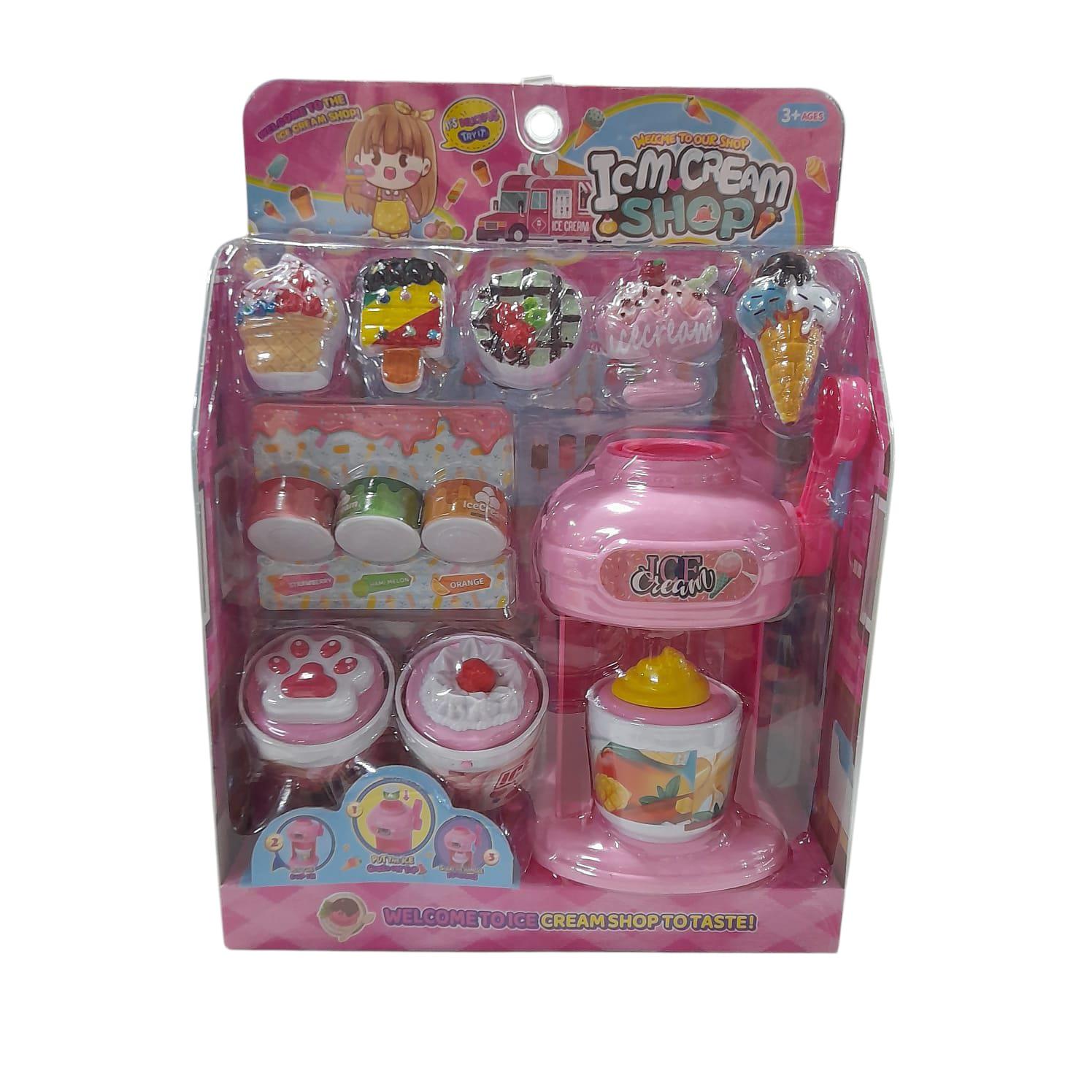 FABRICA DE HELADOS CON ACCESORIOS EN BLISTER