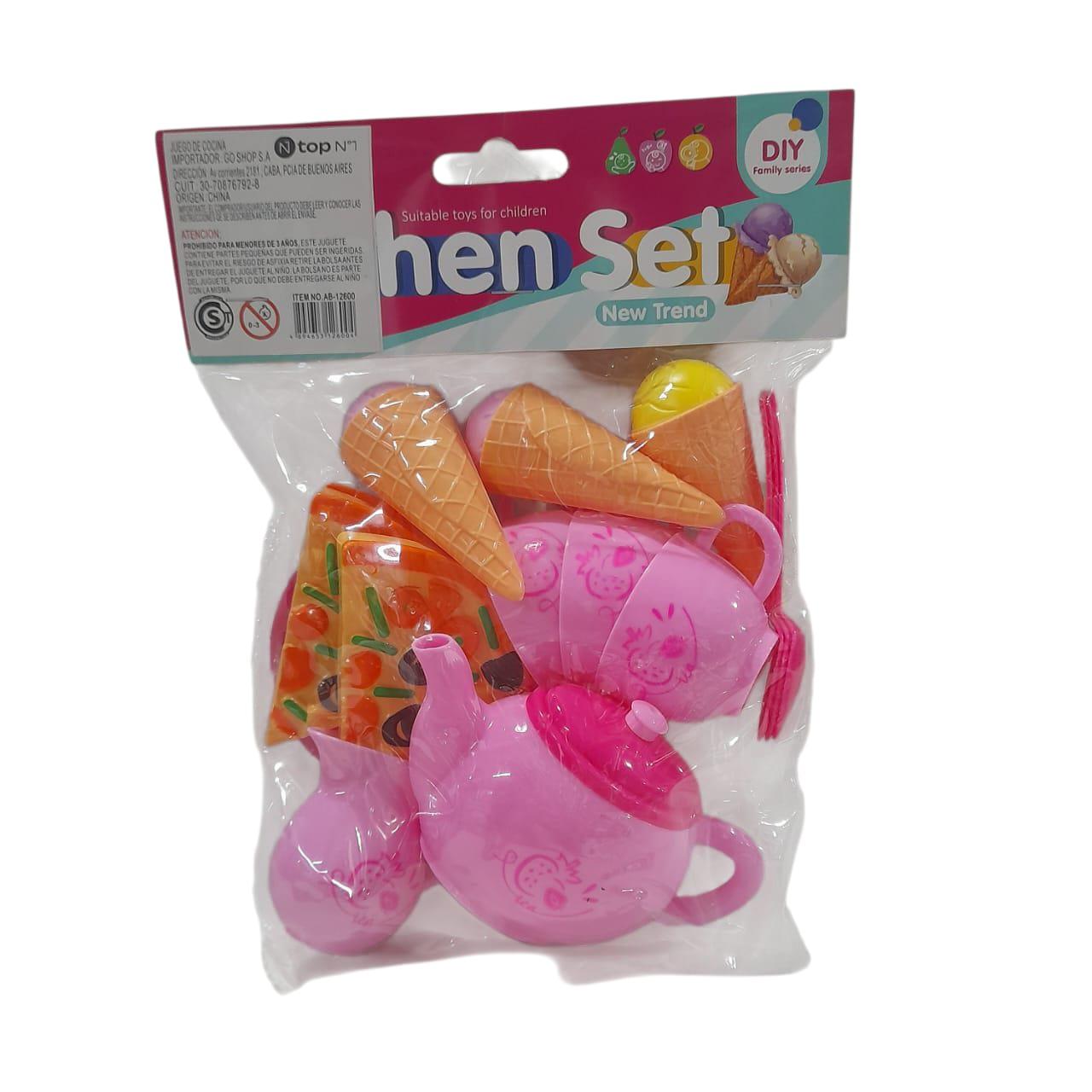 JUEGO DE TE EN BOLSA PLASTICO