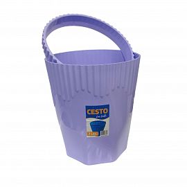 TACHO PARA RESIDUOS PLASTICO CON ANILLO 7LTS