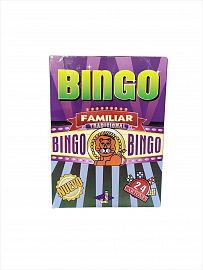 BINGO FAMILIAR PLASTICO X 24 CARTONES