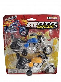 MOTO CHOPERA X 2 UNIDADES EN BLISTER