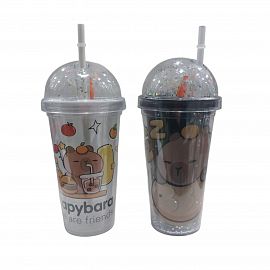 VASO ACRILICO CON SORBETE CAPIBA