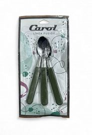 CUCHARITA X 3 UNIDADES CAROL VERDE 
